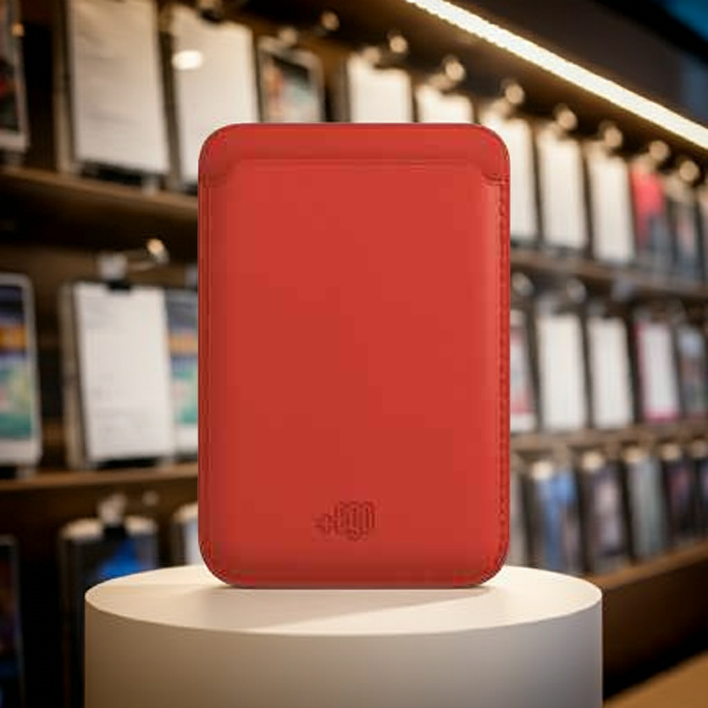 Portafoglio Magnetico Rosso Trendy e Pratico - MOKO