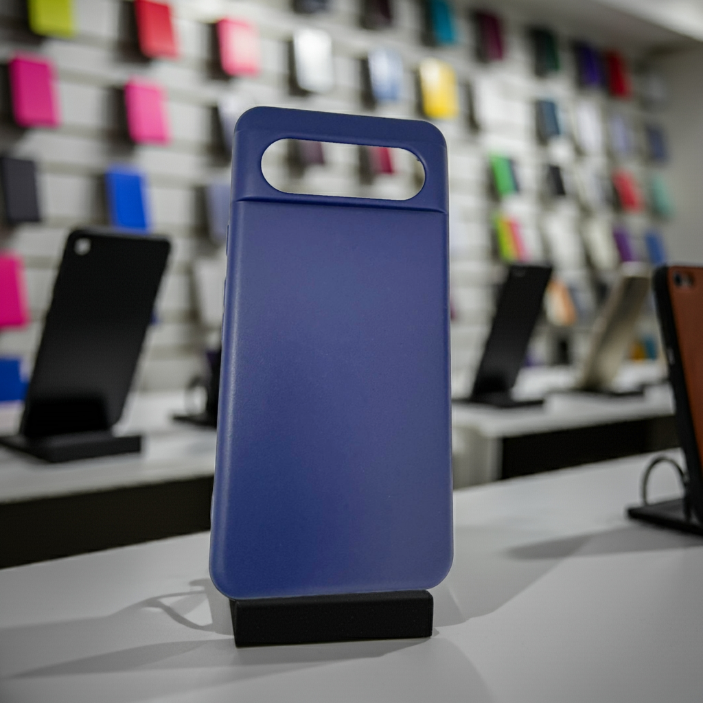 Cover Google Pixel 8 blu - Protezione Colorata e Stile Unico - MOKO