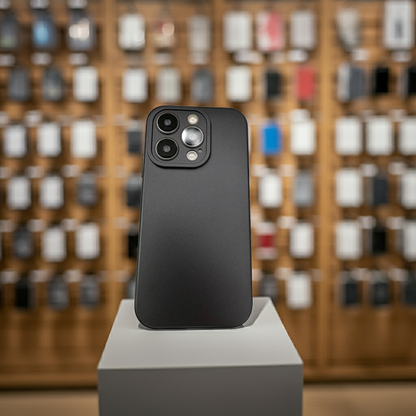 Cover colorata Iphone 15 Pro nero - MOKO