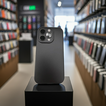 Cover colorata Iphone 15 Pro nero - MOKO