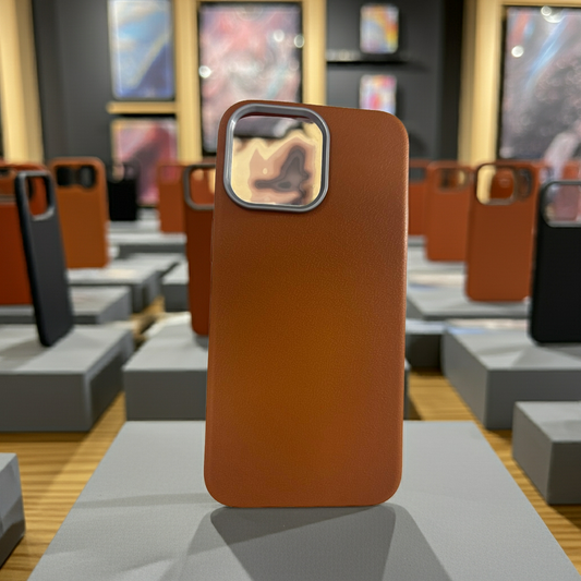 Cover iPhone 15 Pro Max marrone - Protezione elegante e colorata - MOKO