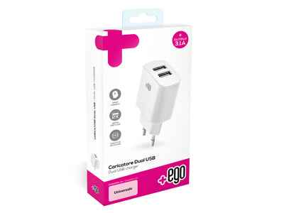 Caricatore dual USB per ricarica veloce e conveniente - MOKO