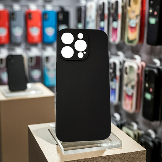 Cover colorata Iphone 16 Pro nero - MOKO