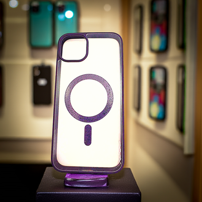 Cover trasparente magsafe Iphone 14 Plus- Viola - MOKO