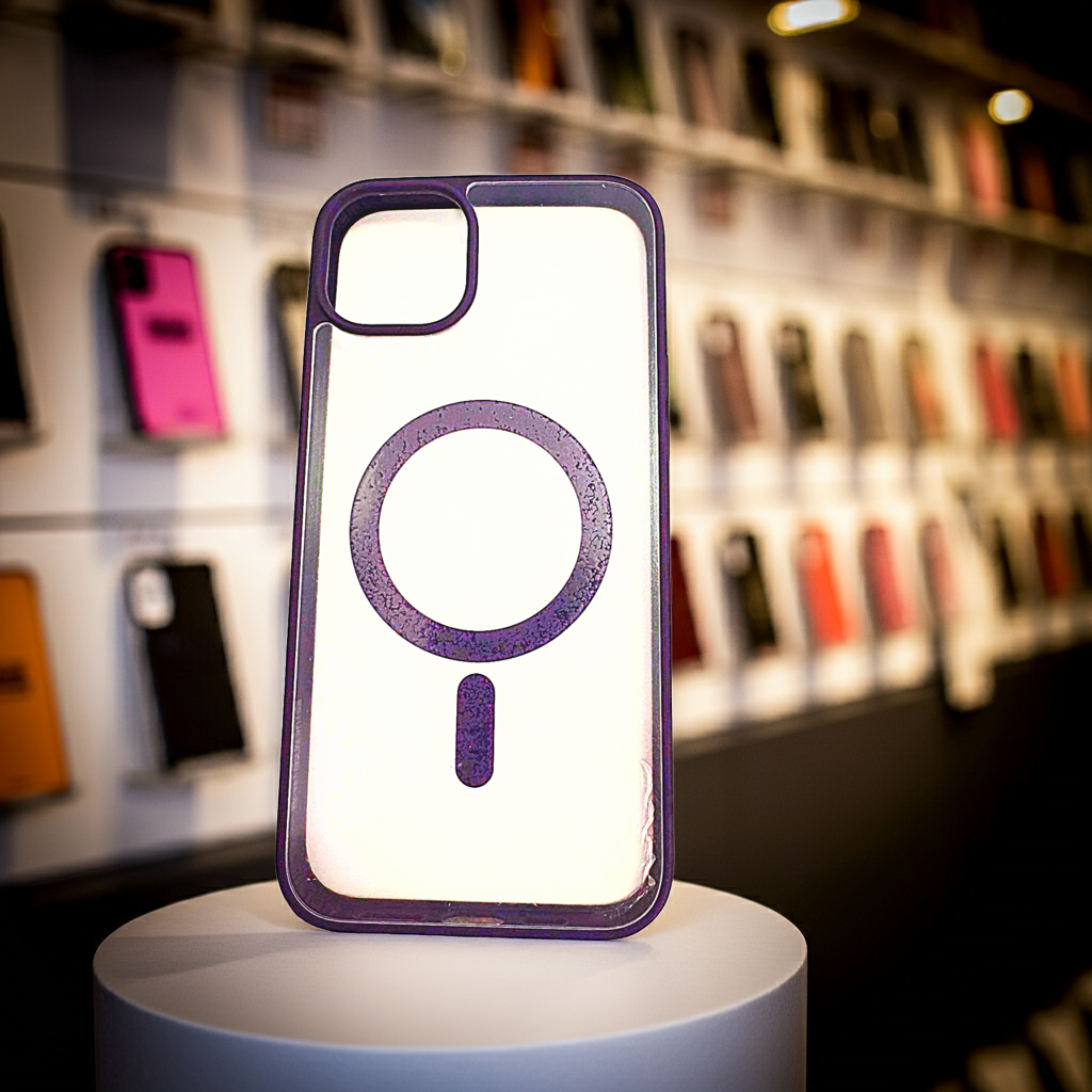 Cover trasparente magsafe Iphone 14 Plus- Viola - MOKO