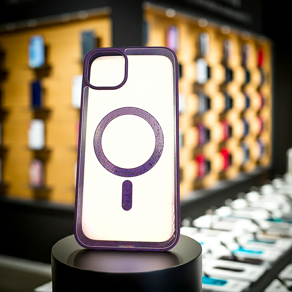 Cover trasparente magsafe Iphone 14 Plus- Viola - MOKO