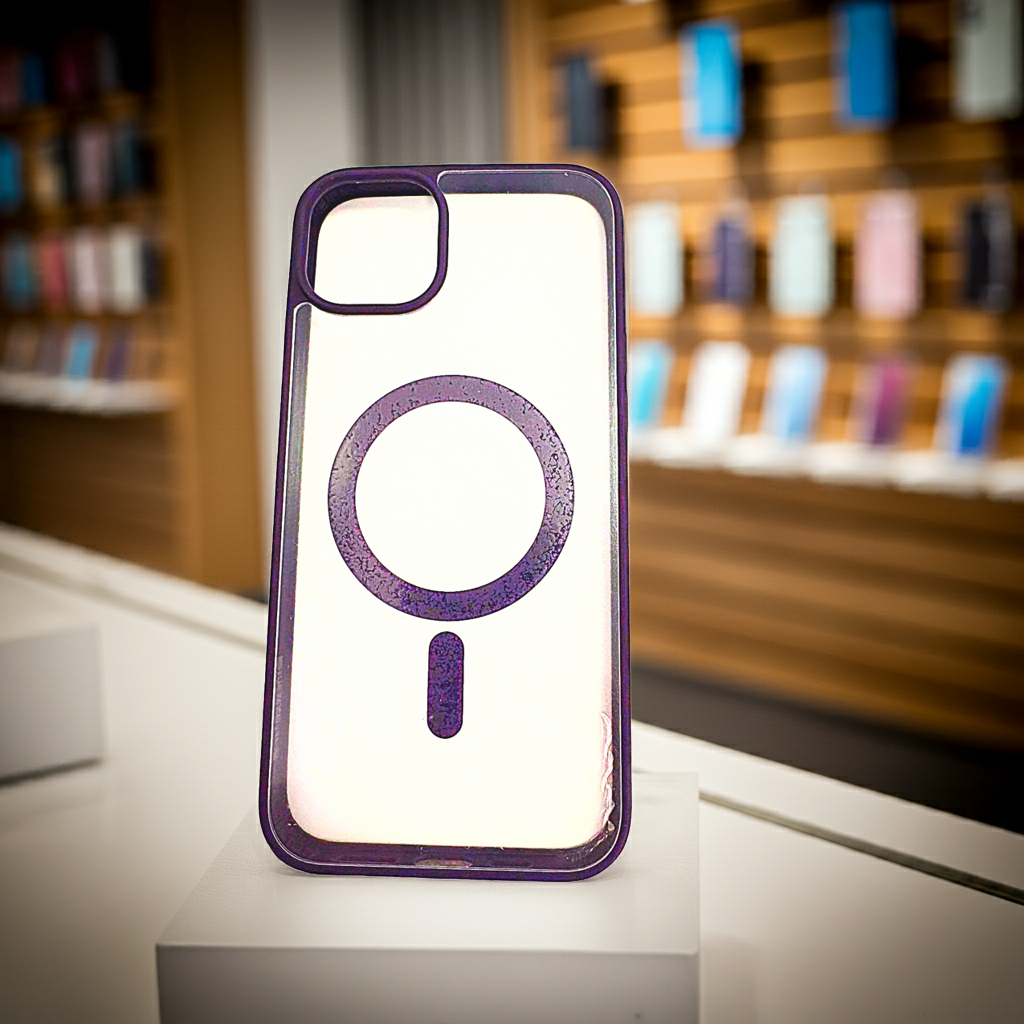 Cover trasparente magsafe Iphone 14 Plus- Viola - MOKO