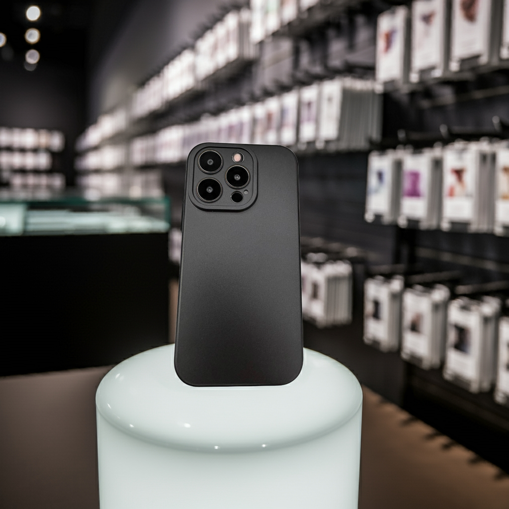 Cover colorata Iphone 14 Pro nero - MOKO