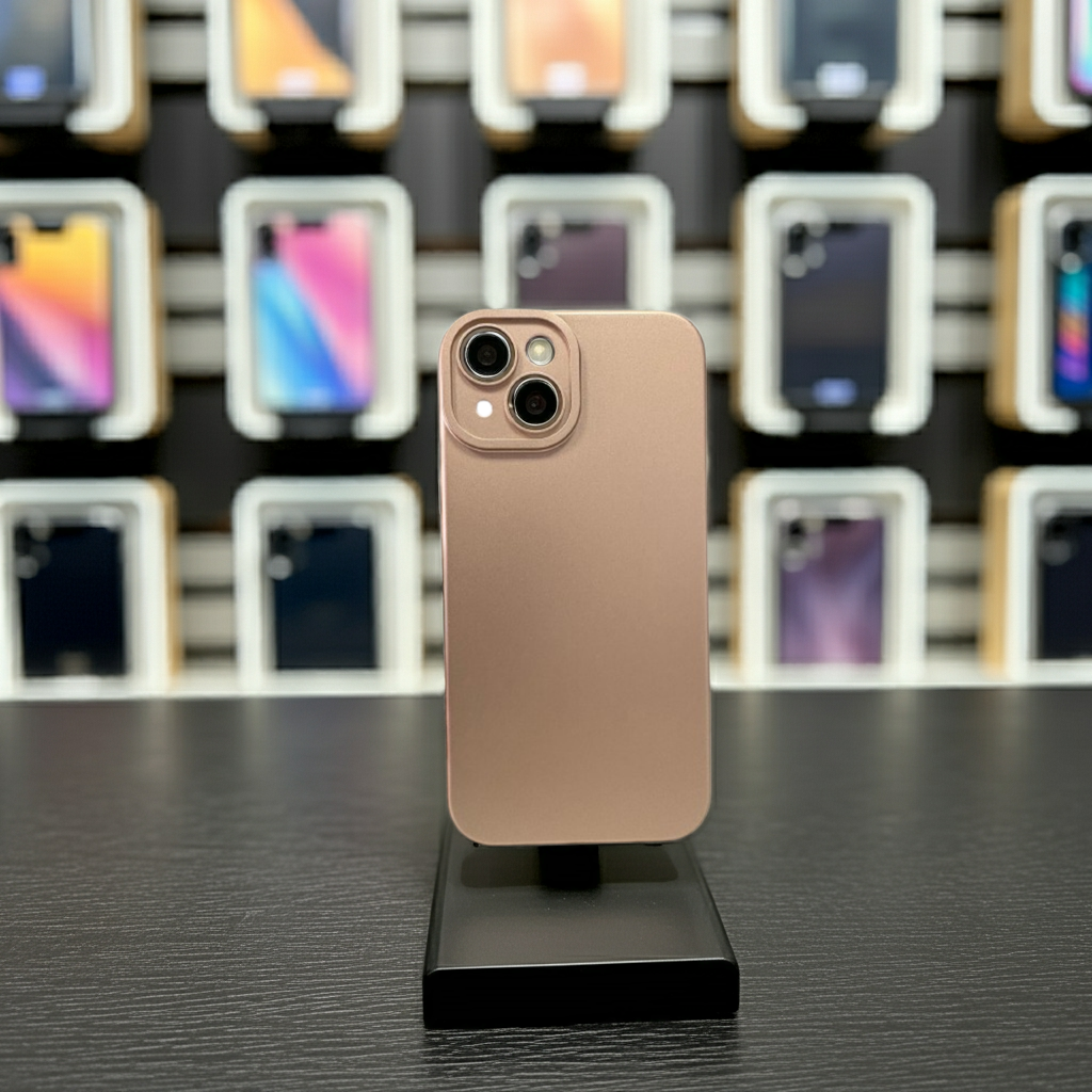 Cover colorata iPhone 15 oro - Protezione elegante e vibrante per il tuo smartphone - MOKO