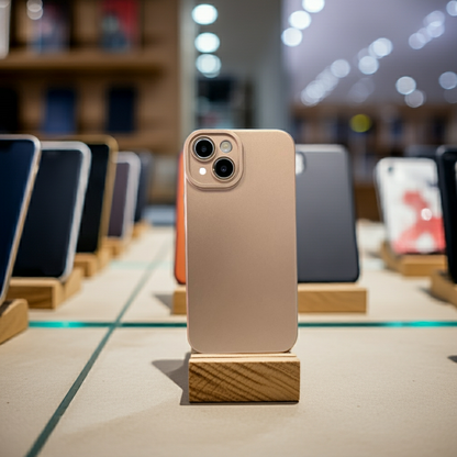 Cover colorata iPhone 15 oro - Protezione elegante e vibrante per il tuo smartphone - MOKO