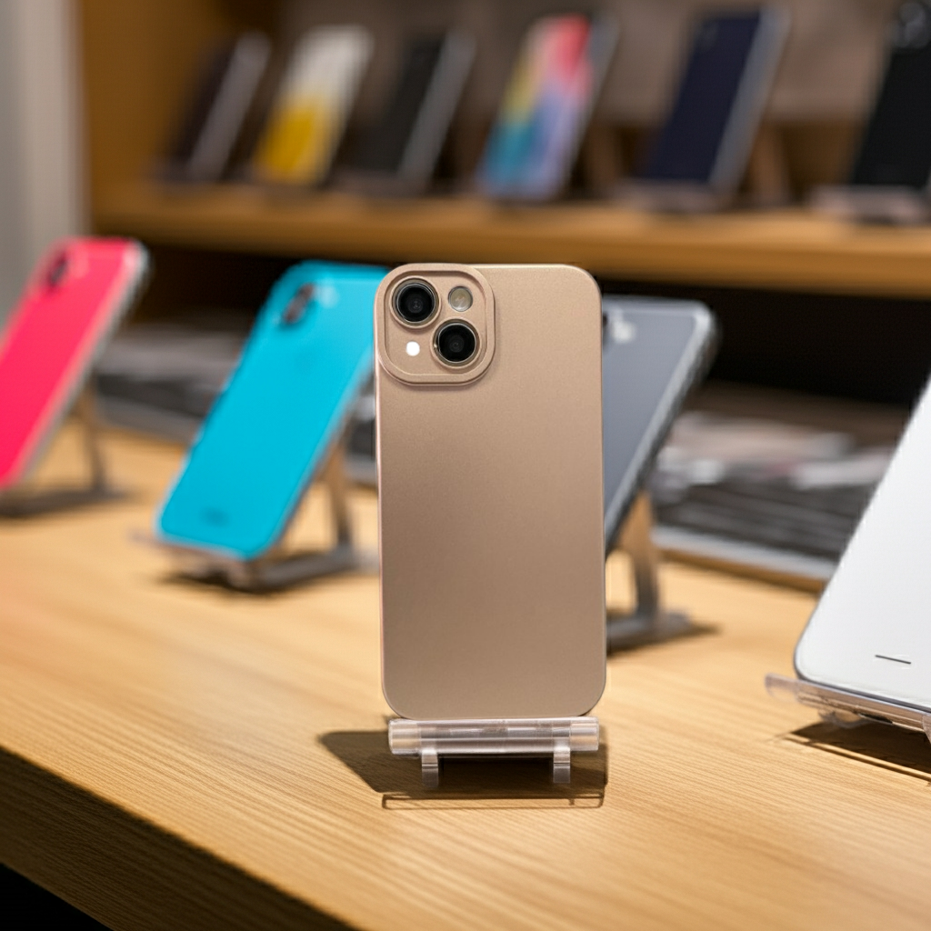 Cover colorata iPhone 15 oro - Protezione elegante e vibrante per il tuo smartphone - MOKO