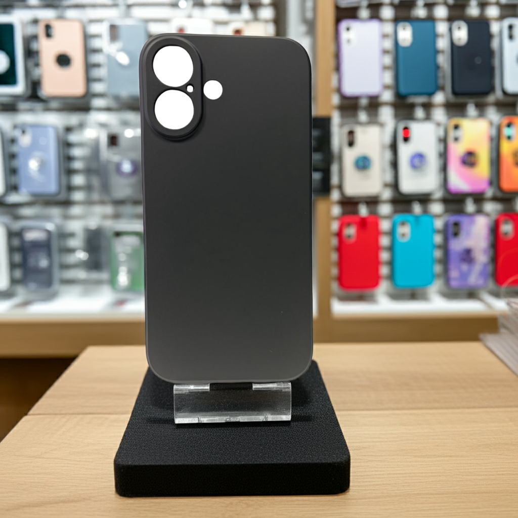 Cover colorata Iphone 16 nero - MOKO