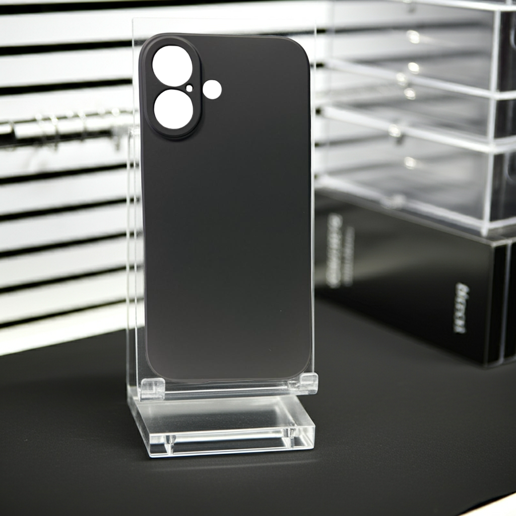 Cover colorata Iphone 16 nero - MOKO