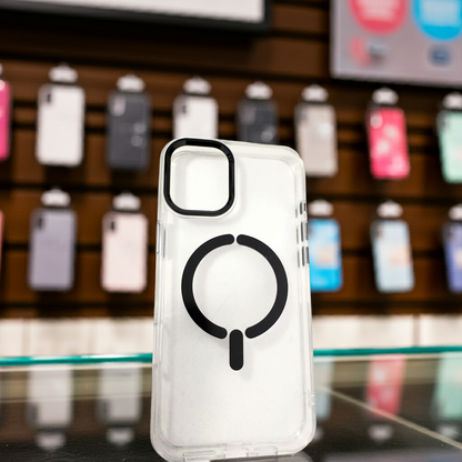 Cover trasparente per iPhone 16 Plus MagSafe - Nero - MOKO