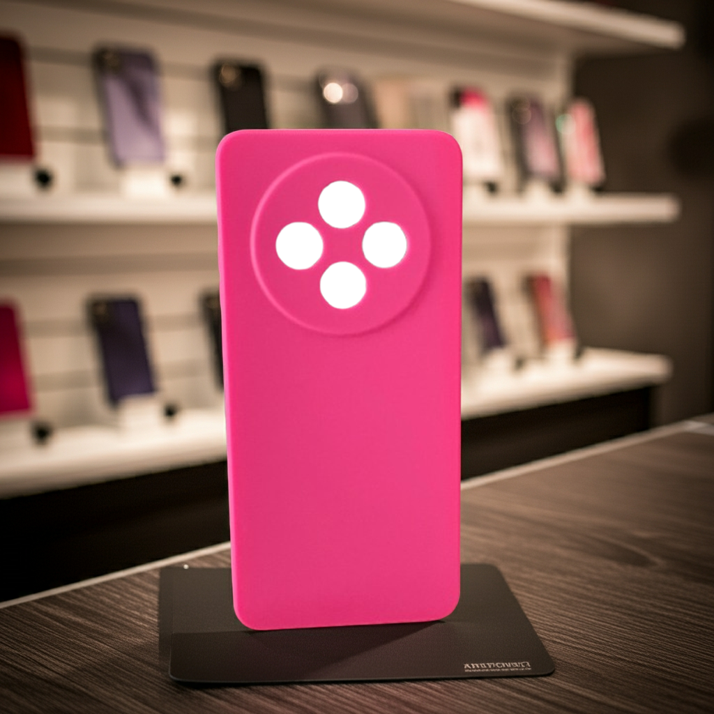 Cover Oppo Reno 12 fs colorata rosa fluo per una protezione stilosa - MOKO