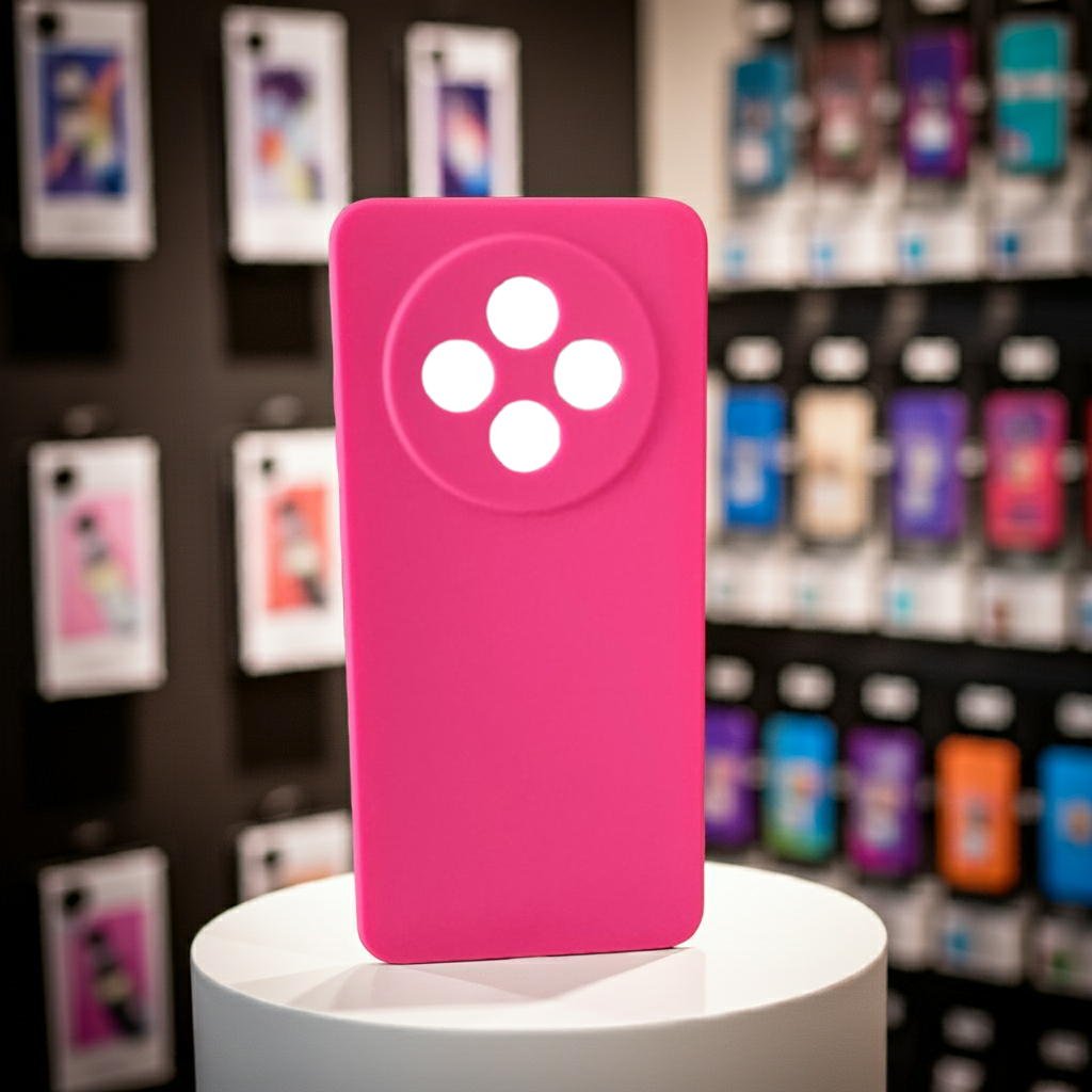 Cover Oppo Reno 12 fs colorata rosa fluo per una protezione stilosa - MOKO