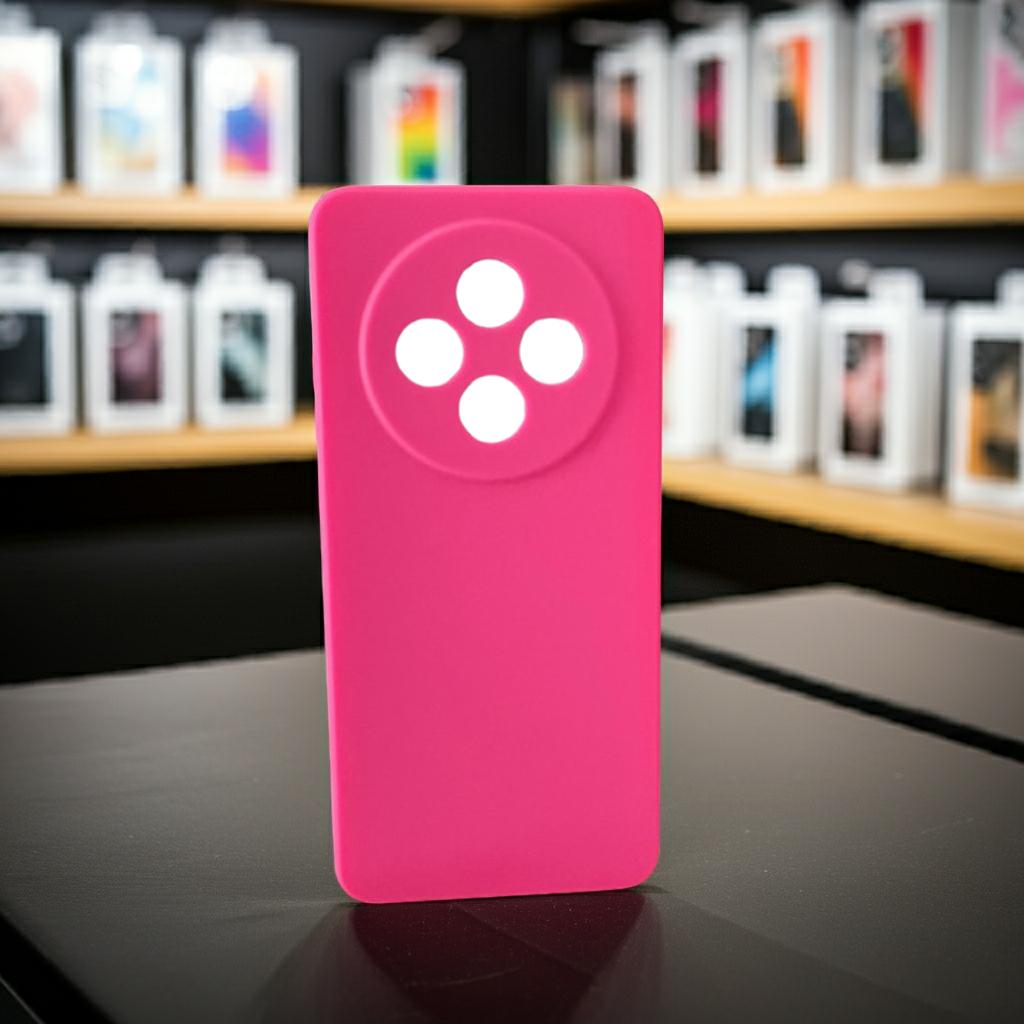 Cover Oppo Reno 12 fs colorata rosa fluo per una protezione stilosa - MOKO