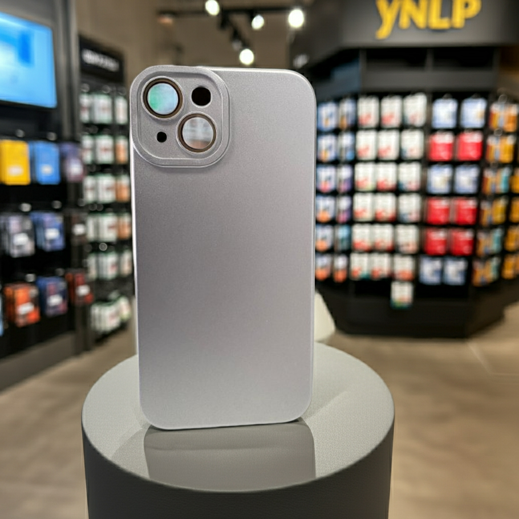 Cover colorata Iphone 15 argento - MOKO