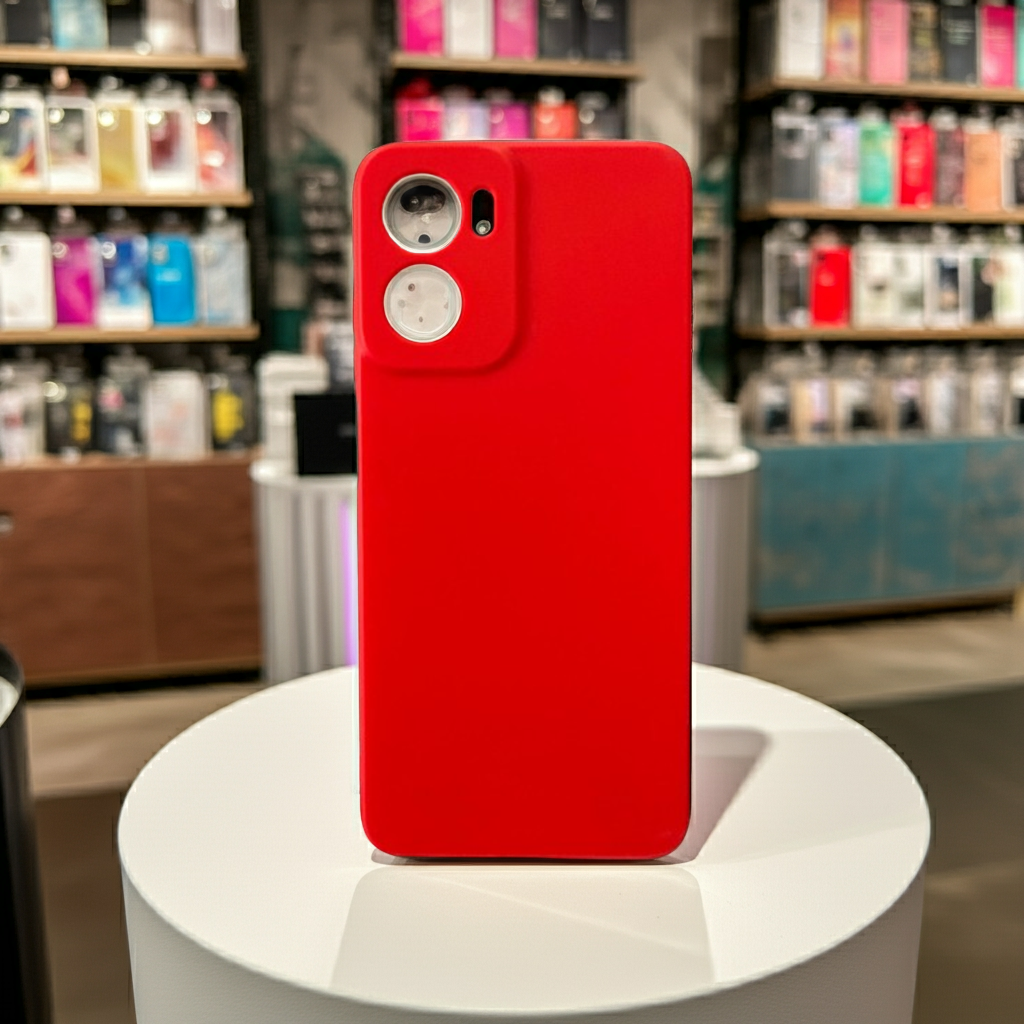 Cover colorata Motorola G05 rosso - MOKO