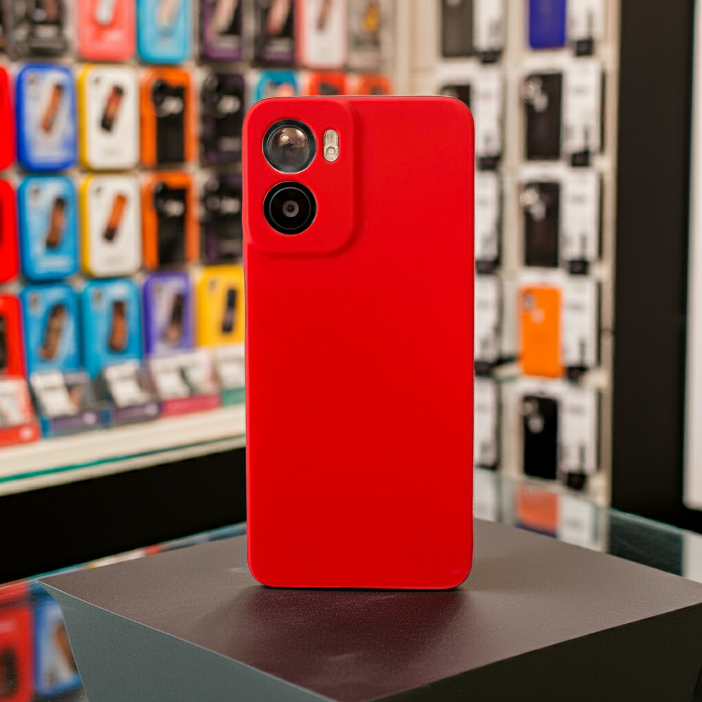 Cover colorata Motorola G05 rosso - MOKO