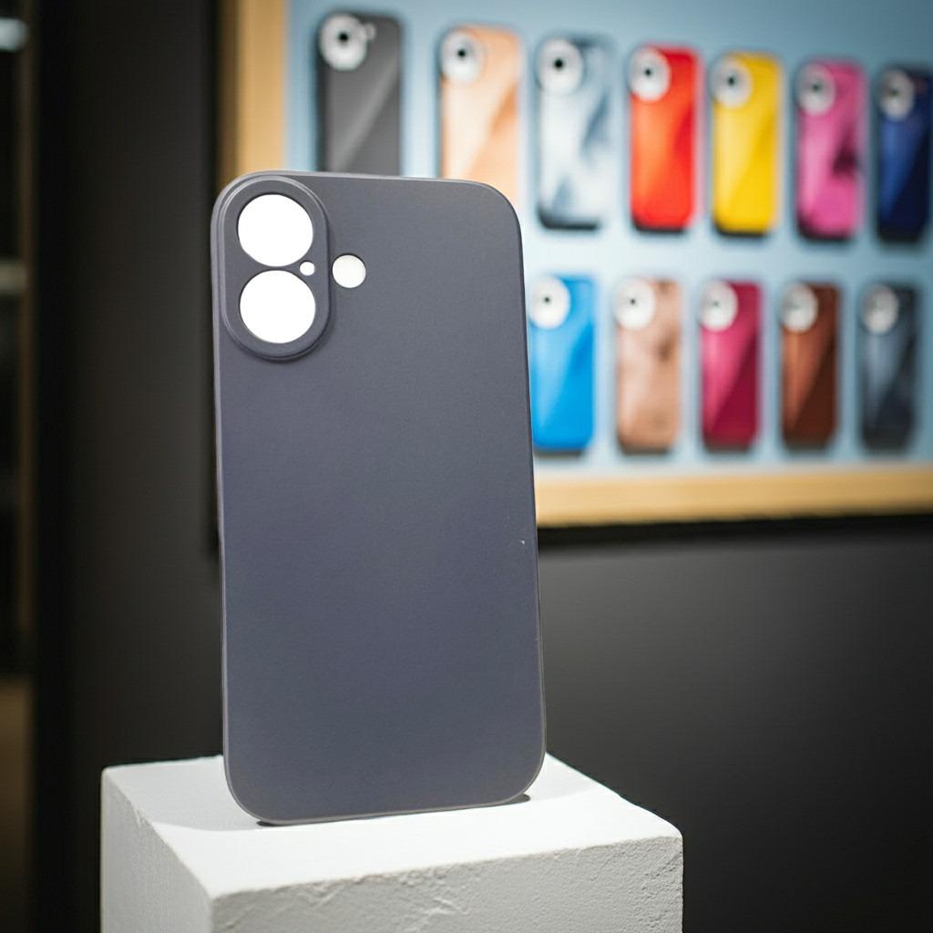 Cover iPhone 16 blu scuro - Protezione elegante e colorata - MOKO