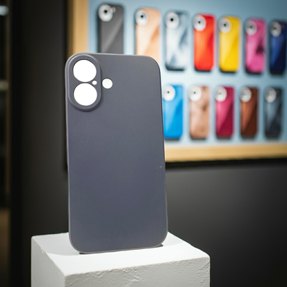 Cover iPhone 16 blu scuro - Protezione elegante e colorata - MOKO