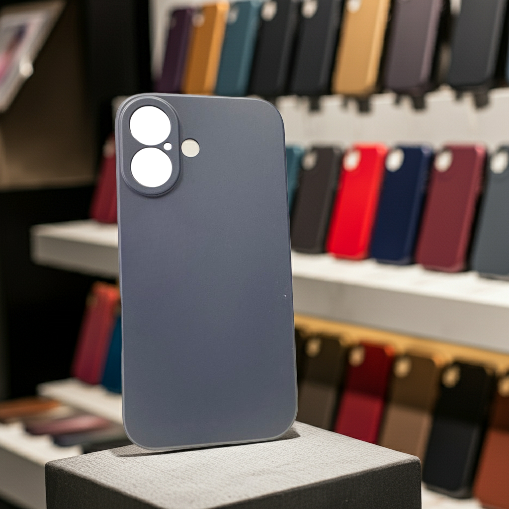 Cover iPhone 16 blu scuro - Protezione elegante e colorata - MOKO