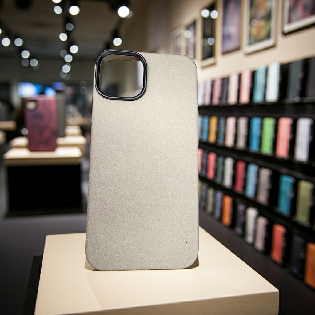 Cover iPhone 13 14 bianco beige - Protezione elegante e resistente - MOKO