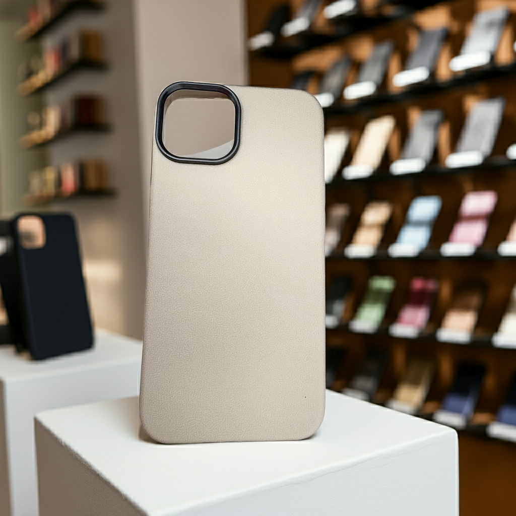 Cover iPhone 13 14 bianco beige - Protezione elegante e resistente - MOKO