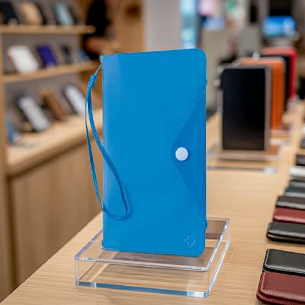 Portafoglio Impermeabile Blu Chiaro: Eleganza e Praticità nella Water Clutch - MOKO