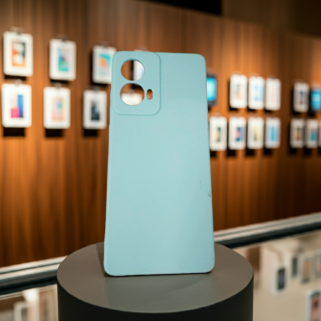 Cover Motorola G85 Verde Acqua Chiaro - Protezione Colorata e Design Unico per il Tuo Smartphone - MOKO