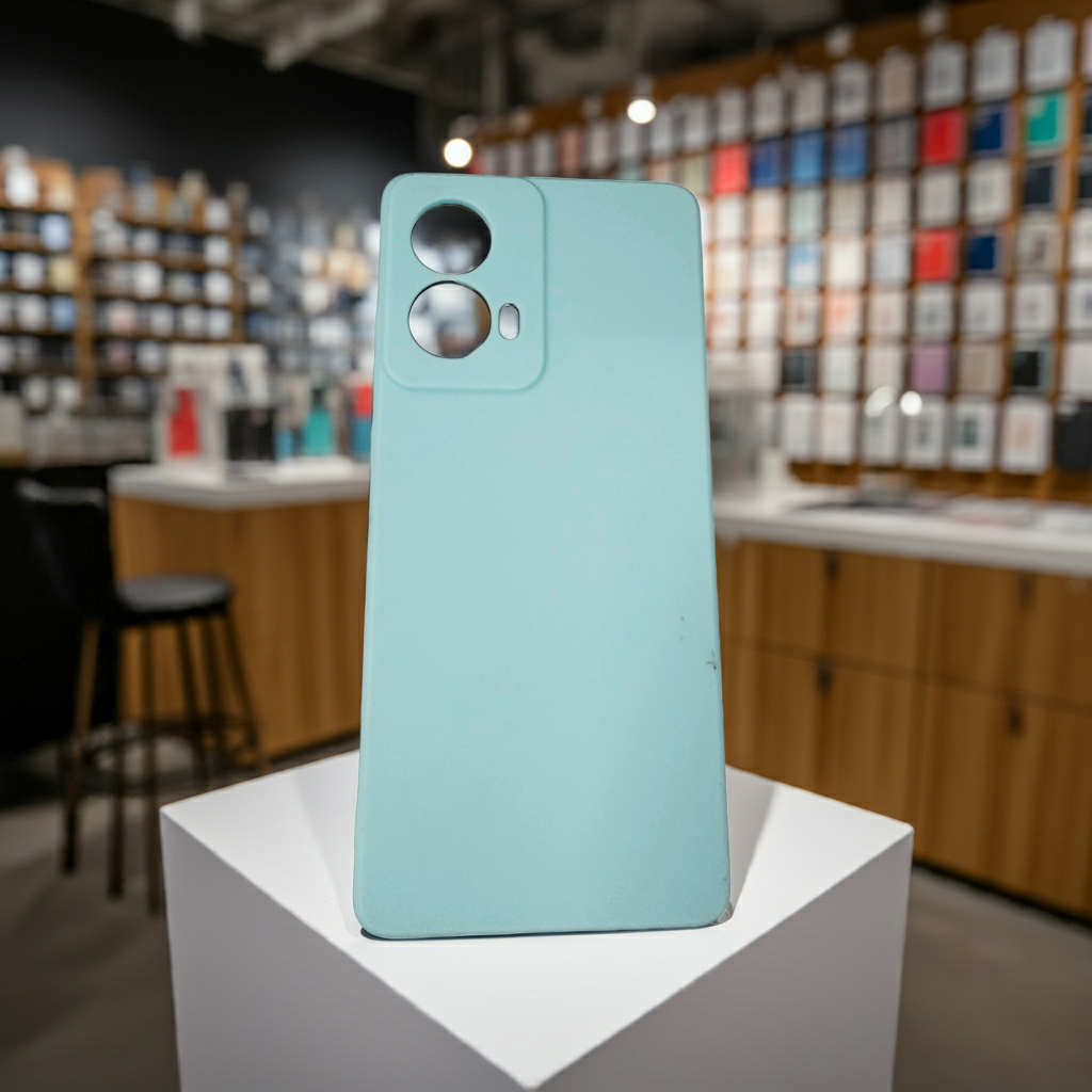 Cover Motorola G85 Verde Acqua Chiaro - Protezione Colorata e Design Unico per il Tuo Smartphone - MOKO