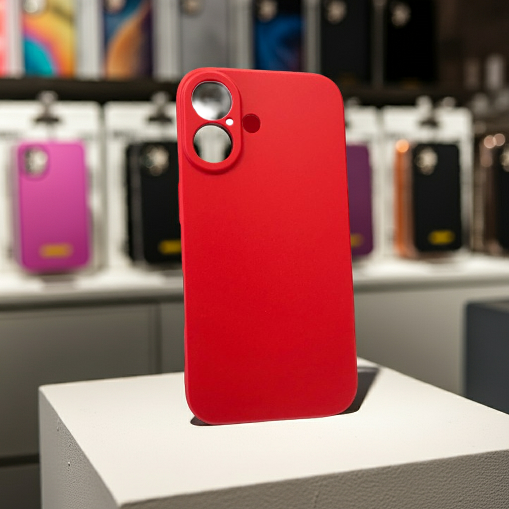Cover colorata Iphone 16 rosso - MOKO