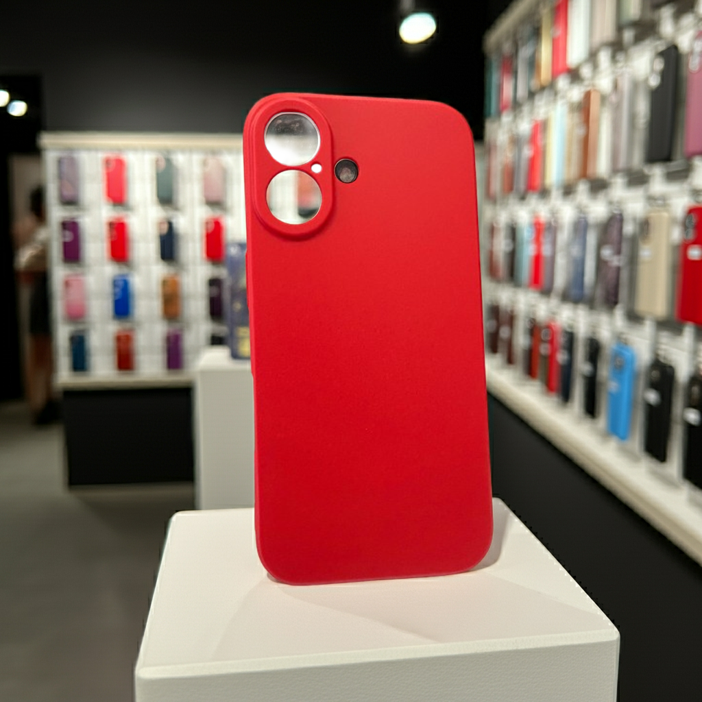 Cover colorata Iphone 16 rosso - MOKO