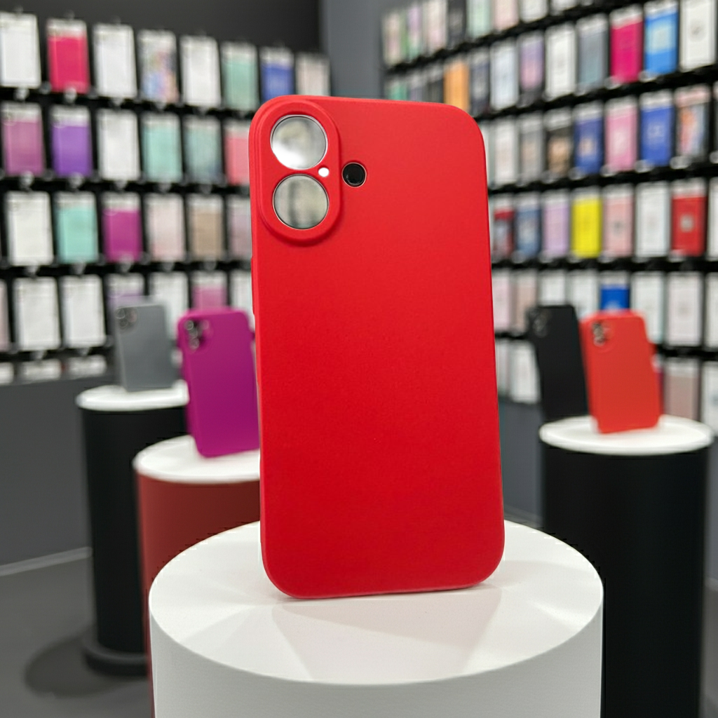 Cover colorata Iphone 16 rosso - MOKO
