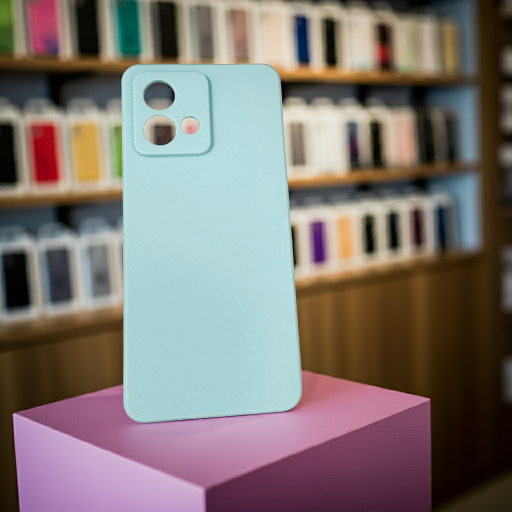 Cover Motorola G84 verde acqua chiaro - Protezione elegante e colorata - MOKO