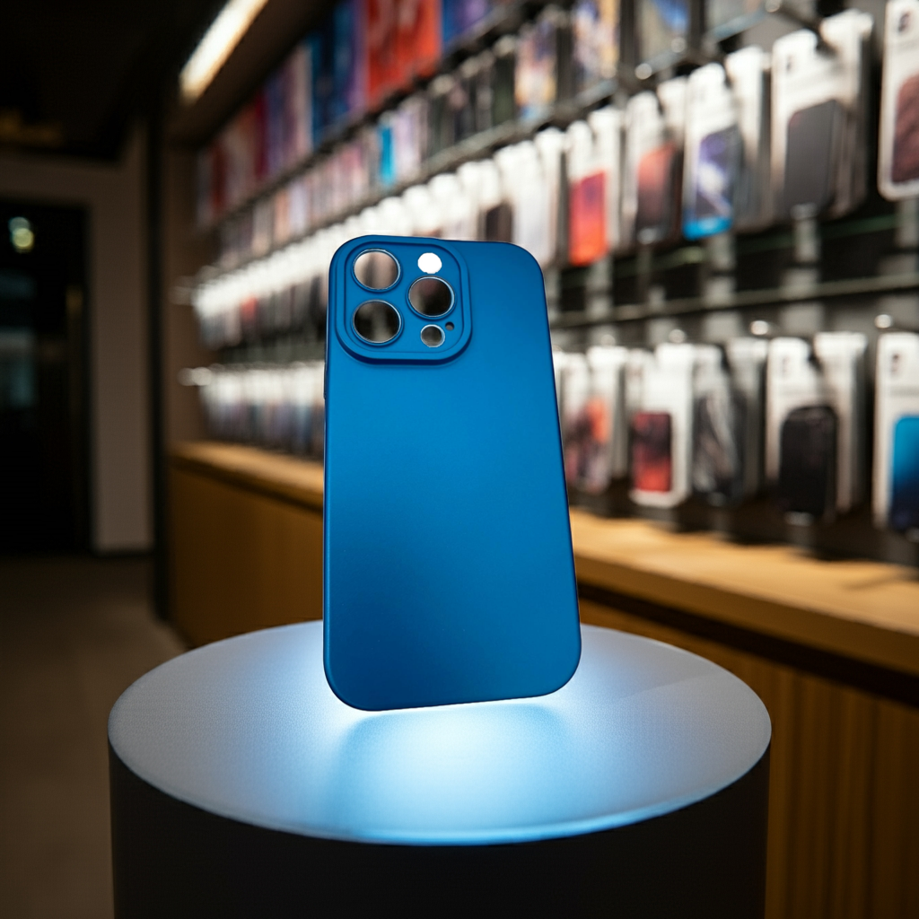 Cover colorata iPhone 14 Pro blu - Protezione e Stile per il Tuo Telefono - MOKO