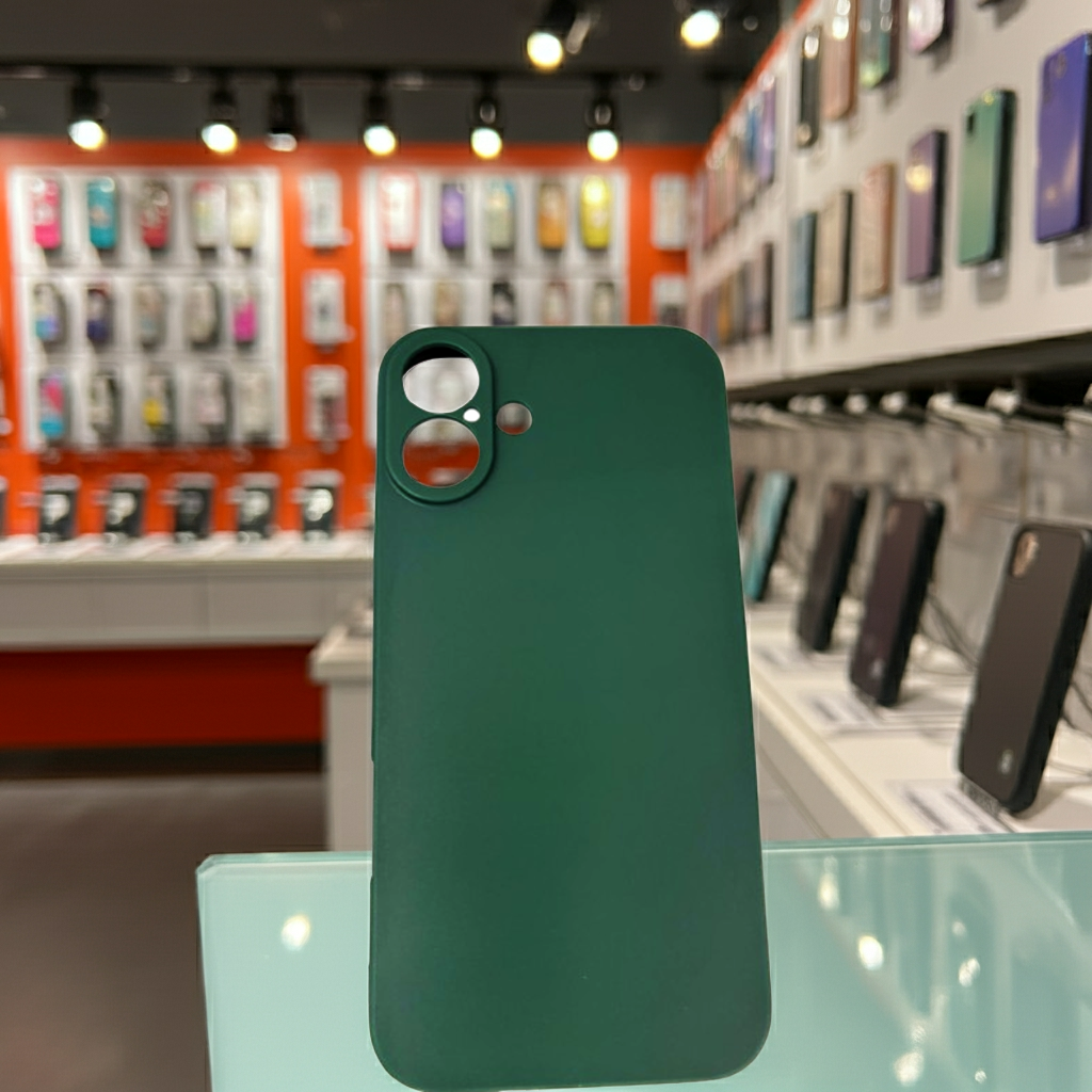 Cover colorata iPhone 16 Plus verde per una protezione alla moda - MOKO