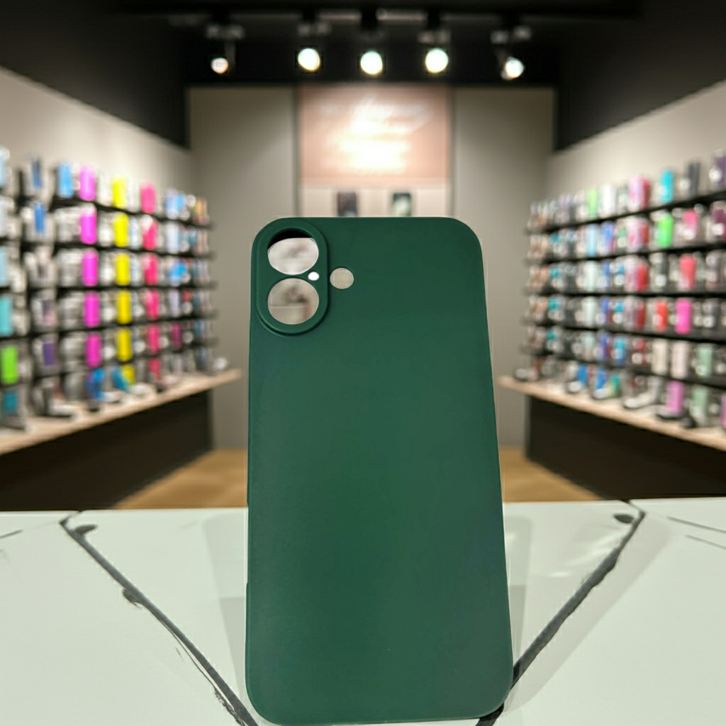 Cover colorata iPhone 16 Plus verde per una protezione alla moda - MOKO