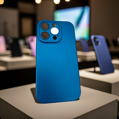 Cover iPhone 14 Pro Max blu - Protezione Colorata e Stile Unico - MOKO