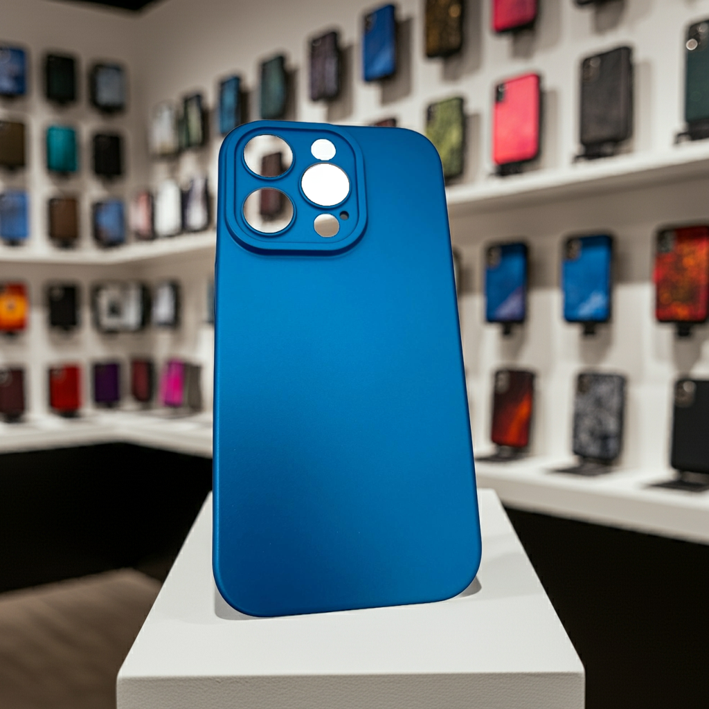 Cover iPhone 14 Pro Max blu - Protezione Colorata e Stile Unico - MOKO