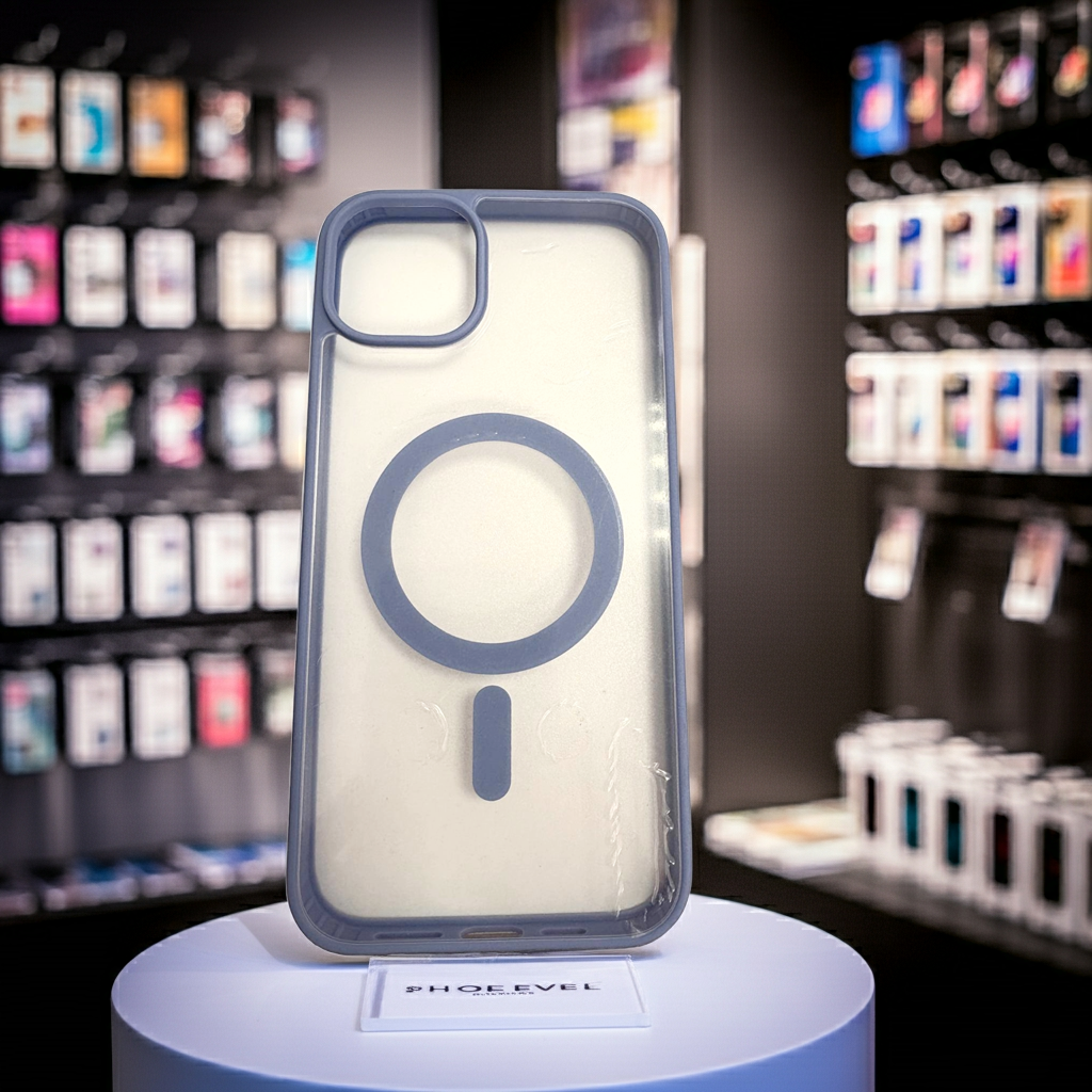 Cover trasparente magsafe Iphone 14 Plus- azzurro - MOKO