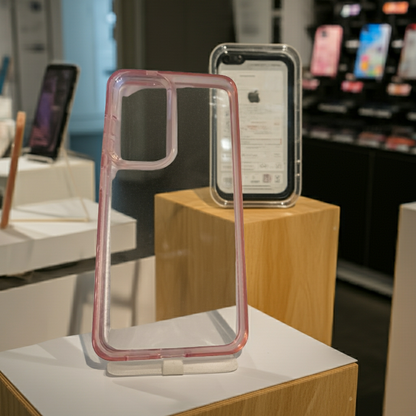 Cover trasparente Samsung Galaxy S24 rosa - MOKO