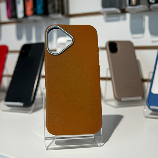 Cover colorata iPhone 16 marrone - Protezione elegante e resistente - MOKO