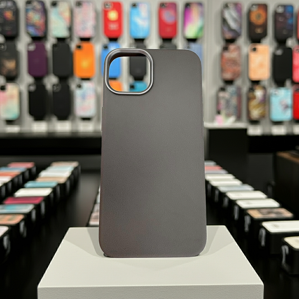 Cover iPhone 13 14 grigio - Proteggi il tuo smartphone con stile - MOKO