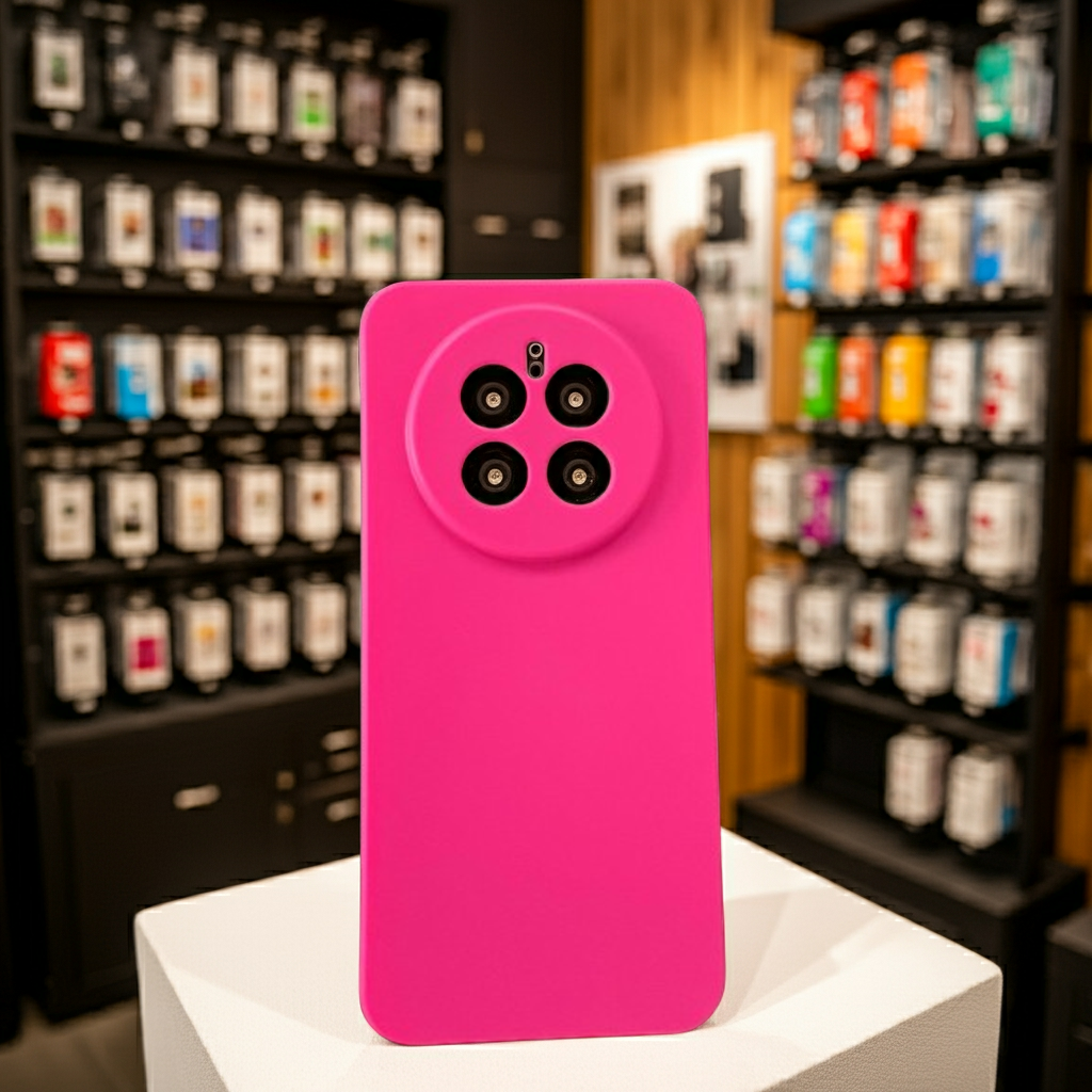 Cover Honor Magic 7 rosa fluo - Silicone Colorata e Protettiva - MOKO