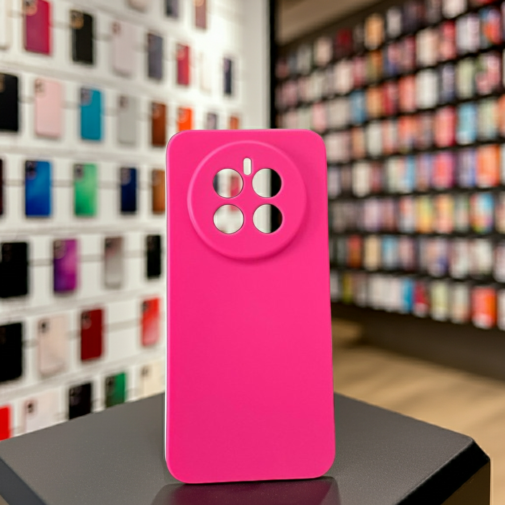 Cover Honor Magic 7 rosa fluo - Silicone Colorata e Protettiva - MOKO