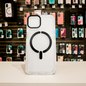 Cover trasparente magsafe Iphone 13/14-nero - MOKO