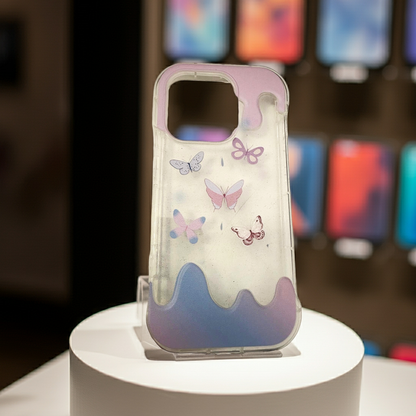 Cover fantasia iPhone 14 Pro trasparente con design unico - MOKO