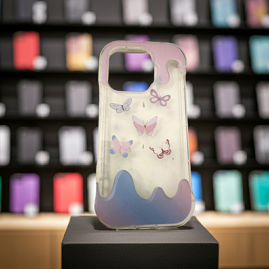 Cover fantasia iPhone 14 Pro trasparente con design unico - MOKO